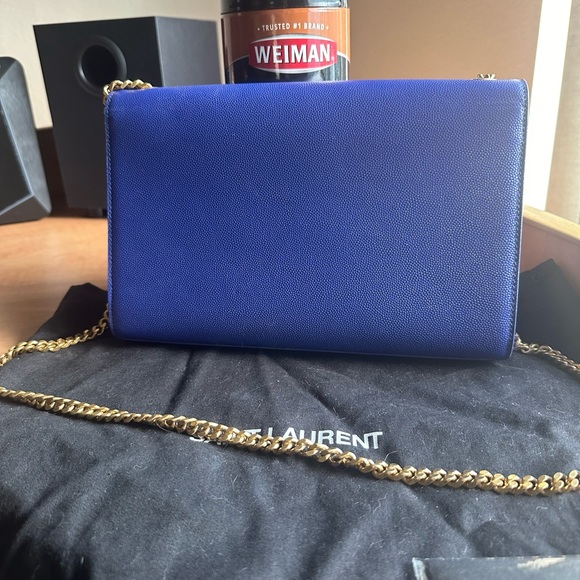 Blue Medium YSL Saint Laurent Kate Bag. In Excellent condition. - Picture 2 of 13